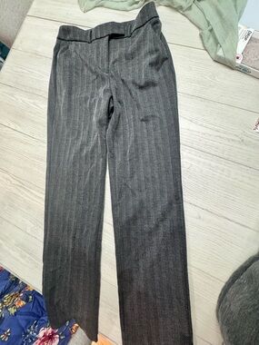 Simply Vera Vera Wang Black and Gray Slim Straight Dress Pants